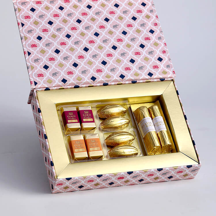 All Gold Gift Box Featuring Indus Rose