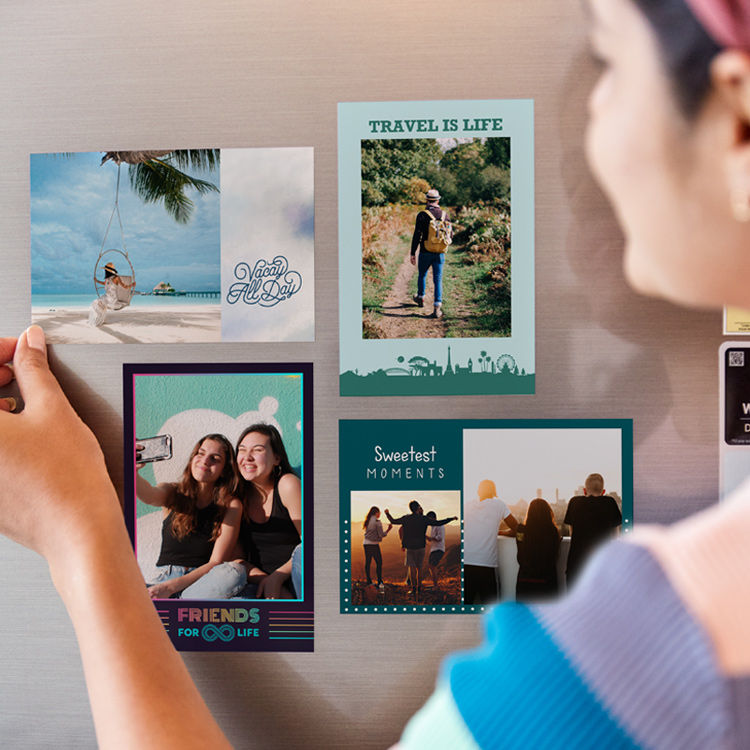 Photo Magnets - Set of 12 Picture Magnets