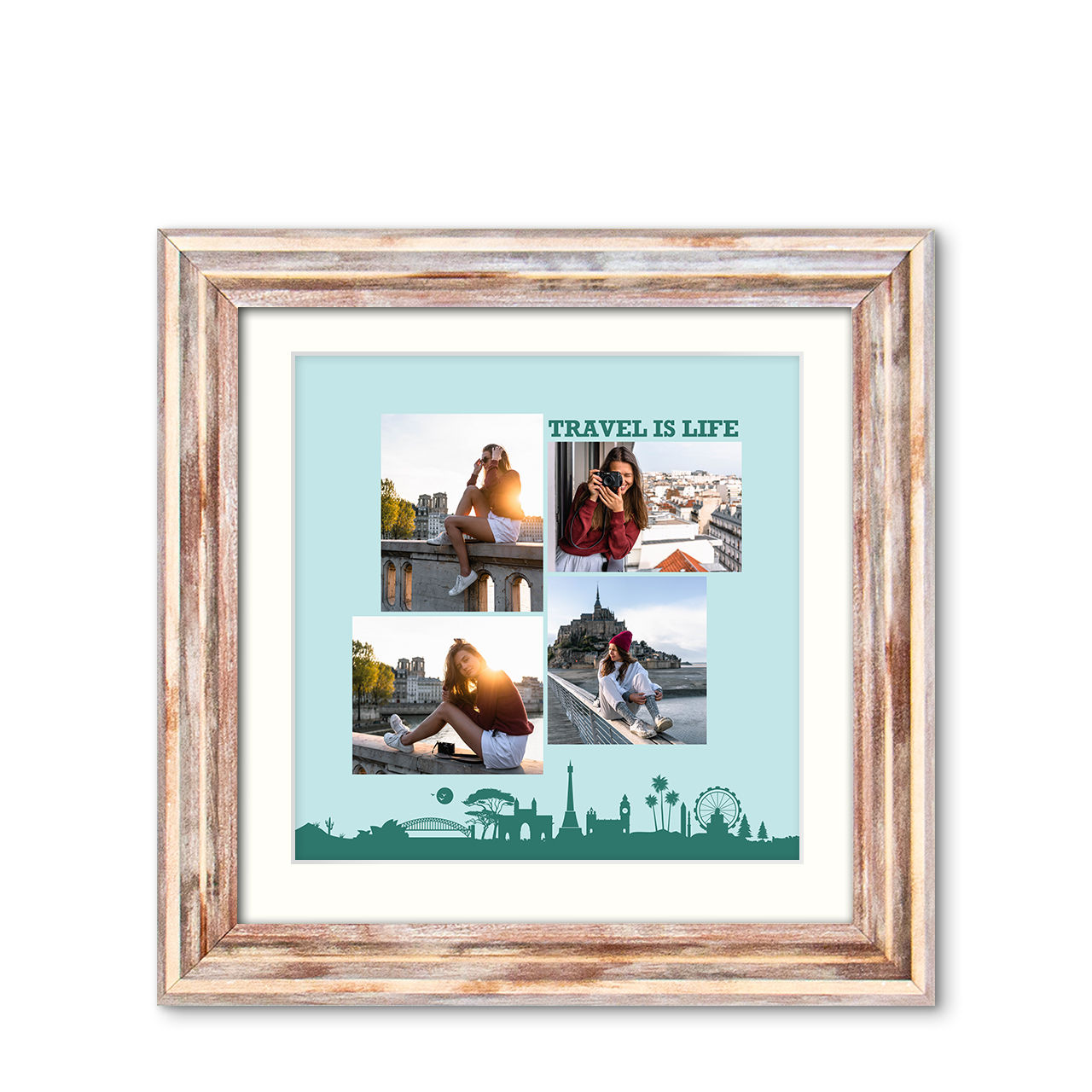 Distressed Framed Print | Customized Premium Frames online | Zoomin