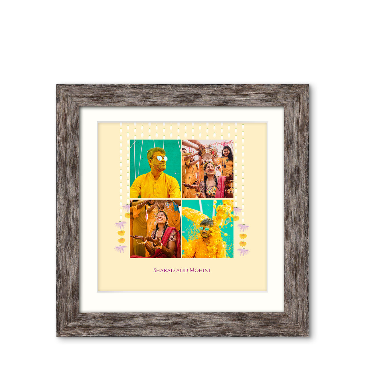 Custom Premium Natural Grooves Photo Frame Online | Zoomin