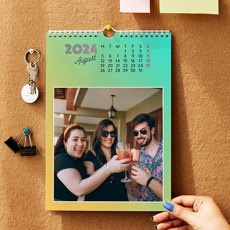 Wall Mounted Calendars 2024 Customized Wall Photo Calendars Online