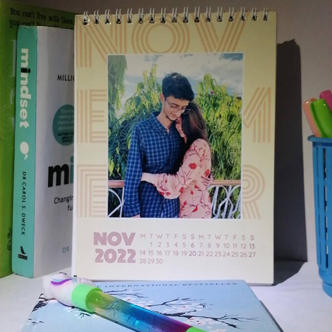 6x8” Desktop Calendar 2024 - Customized Photo Calendar Online | Zoomin