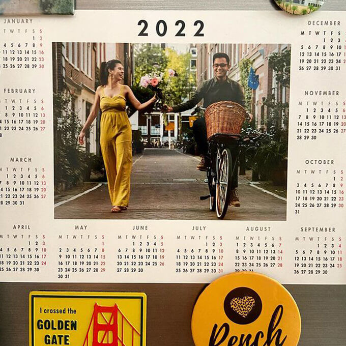 Calendar 2024 Photo Calendar Online for Fridge Zoomin