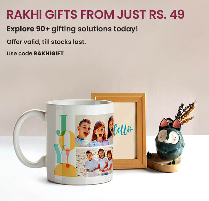 Rakhi Gifts from just Rs. 49. Explore 90+ gifting solutions today! Use code RAKHIGIFT