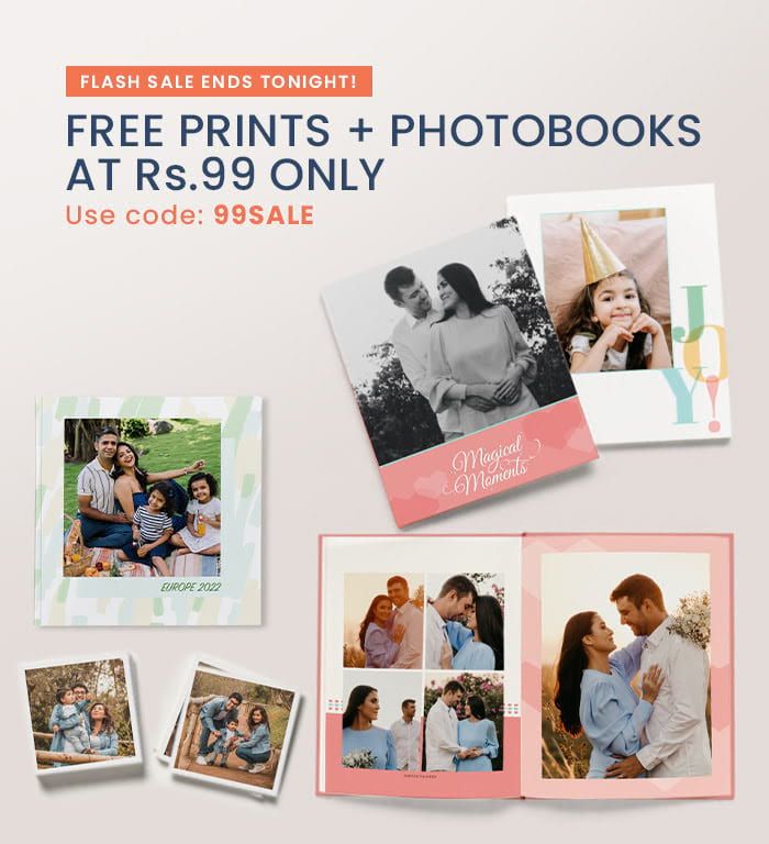 Flat Rs. 200 off on Card Stock Prints, Photo Prints & Photobooks.