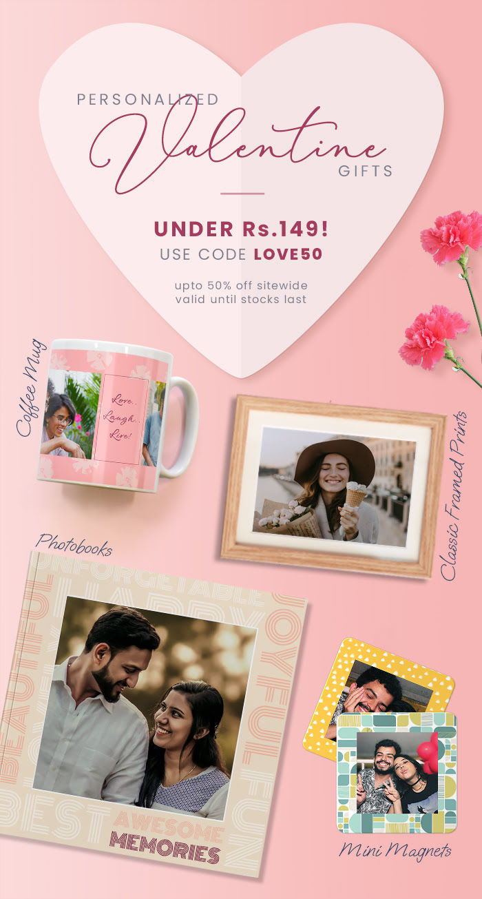 Personalized Valentine Gifts under Rs. 149!