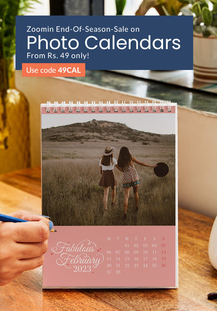 2023 Photo Calendars. From Rs. 49 only!