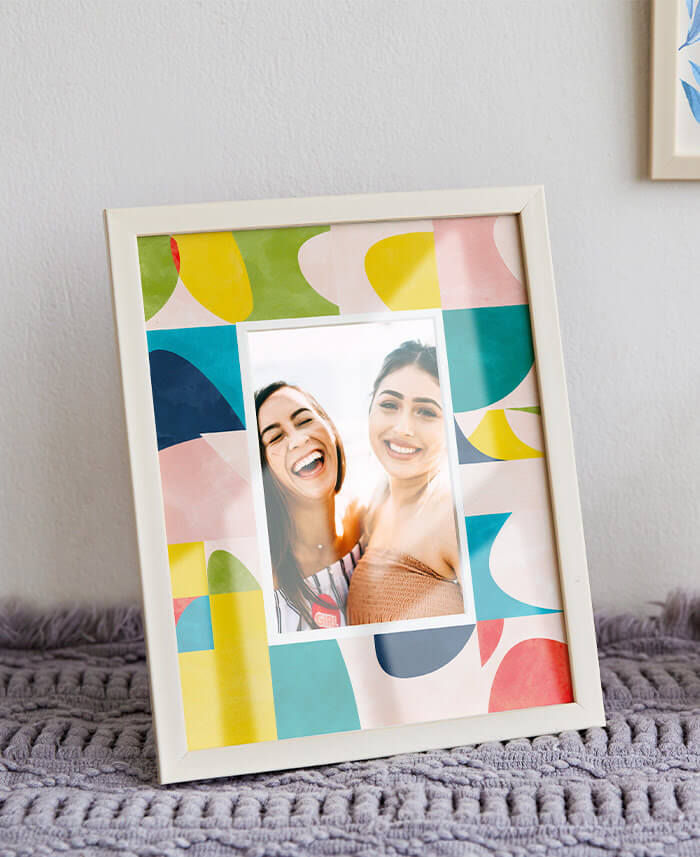 Designer Mat Frames with Photo Prints