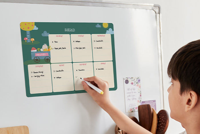 Personalized Magnetic Meal Planner