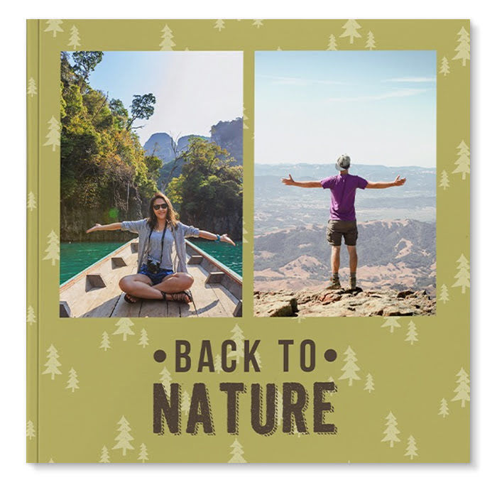 8x8 Photobook with theme Back To Nature