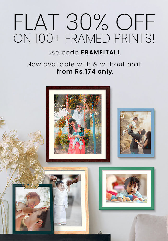 FLAT 30% off  On 100+ Framed Prints!
