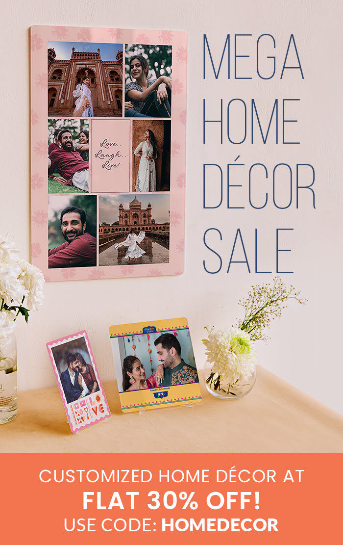 Make most of 30% off on all Home Décor & Framed Prints!