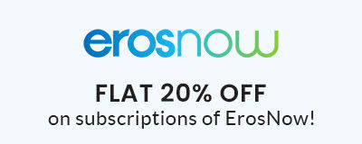 Flat 20% off on subscriptions with ErosNow