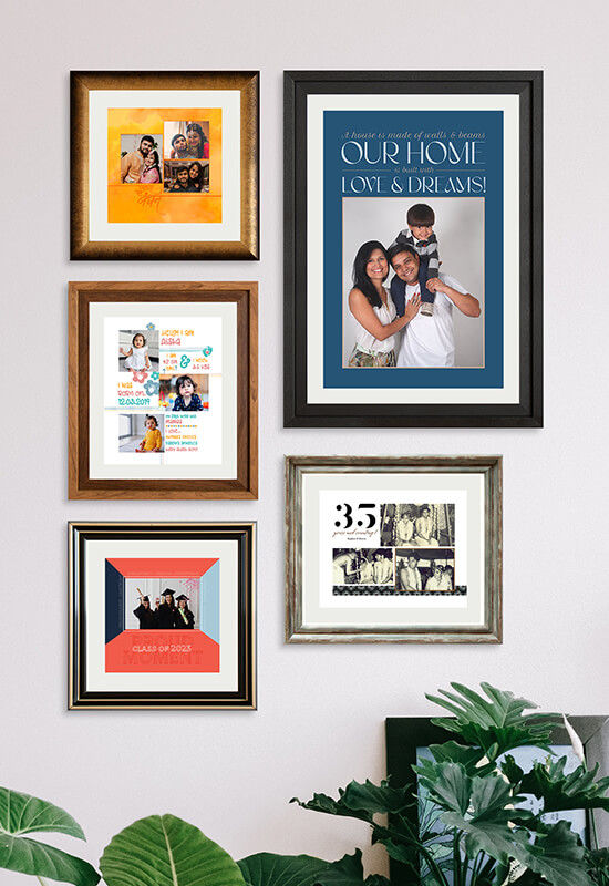Custom Themed Premium Frames with Photo Prints