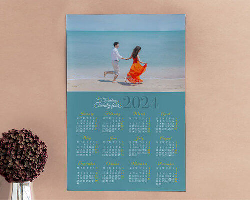 12x18in Photo Poster Calendar