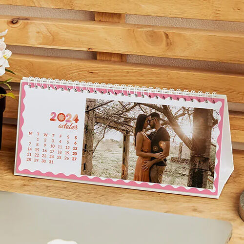 4.5x10 Desktop Calendar 2024