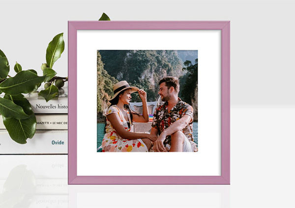 Coloured Photo Frames with Prints