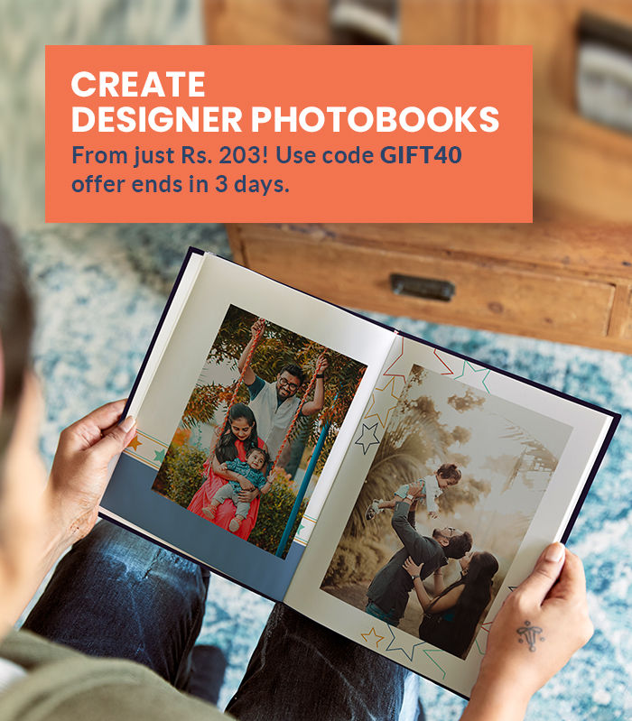 Create Designer Photobooks  From just Rs. 203!
