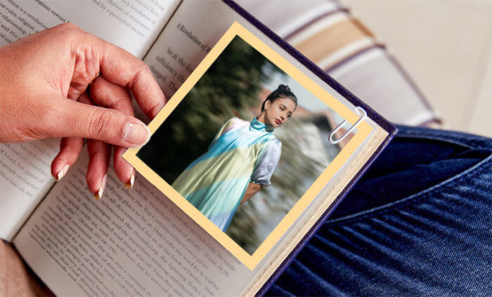 Use your most favourite photo as a bookmark