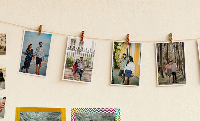 Showcase your travel photo prints on wall