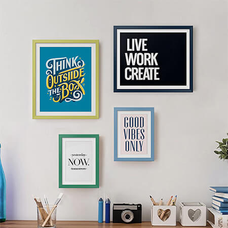 Coloured Photo Framed Prints