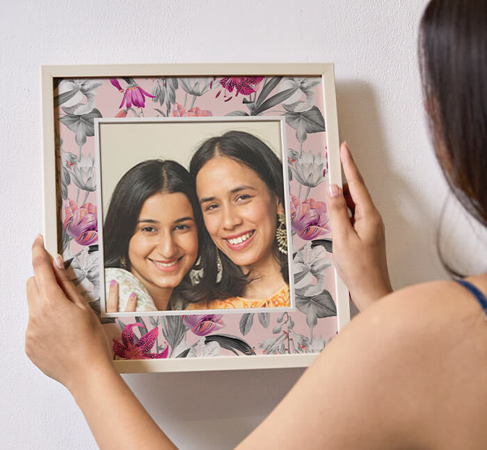 Designer Frame with Photo Prints