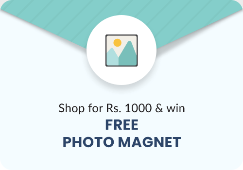 Shop for Rs. 1000 & win  Magnet worth Rs. 249 FREE