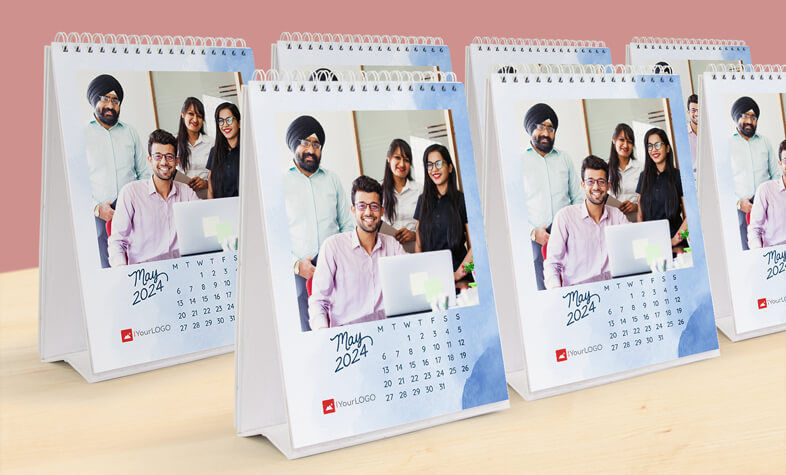 Buy Brown Cloud Customized Table/Desk Calendar with Personalised/Customized  Photographs/Message/Quote for Personal/Corporate Gift CAN Start from Any  Month of Year (DC02) (1 Calendar) Online at Lowest Price Ever in India |  Check Reviews
