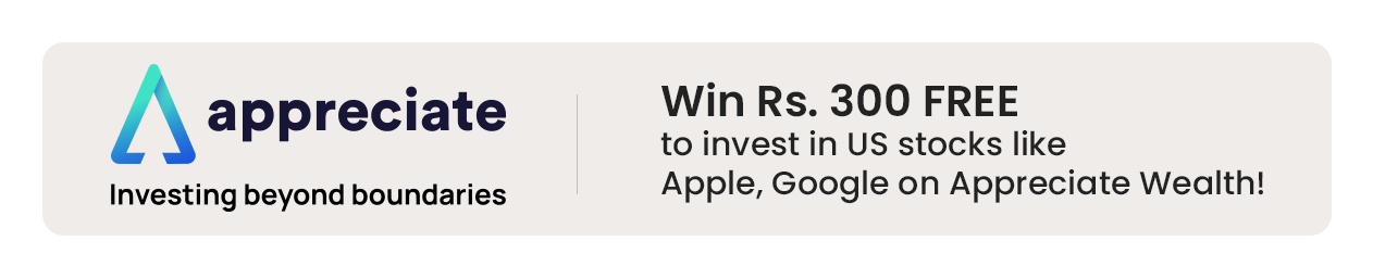 win Rs. 300 FREE to invest in US stocks like Apple, Google & more