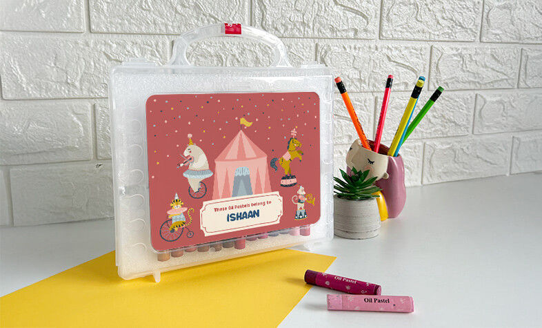 Personalized Faber-Castell Crayon Box 